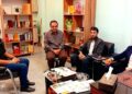 دومین نشست مشترک مدیرمسئول هفته نامه مامن و مسولین فدراسیون خبرنگاران درتبعید در دفتر هفته نامه مامن تدویرگردید